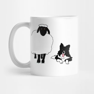 Border collie sheep Mug